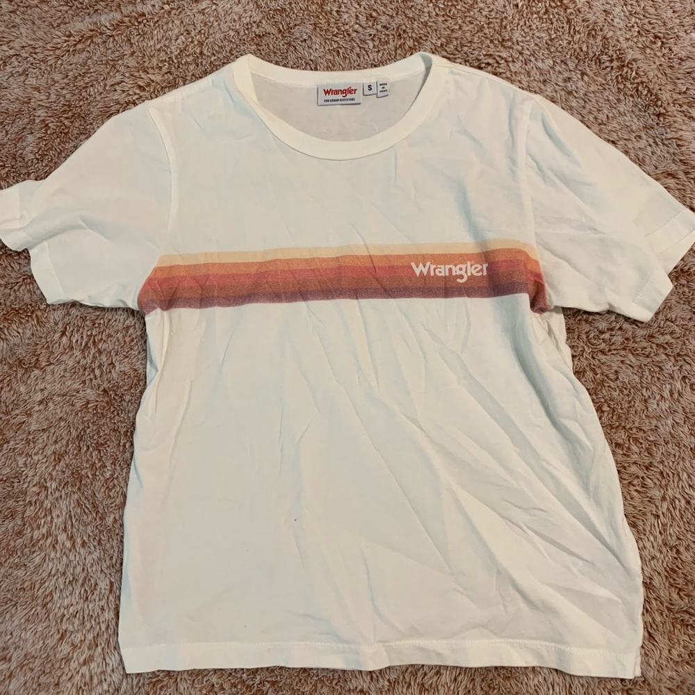 Wrangler crop tee